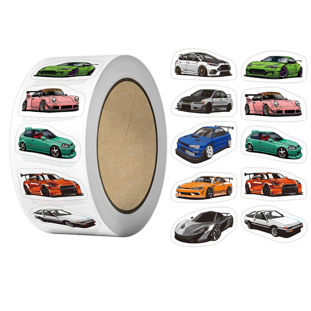 500 Pcs Mini Sports Car Sticke - Blister Plaster Sport 评论和价格