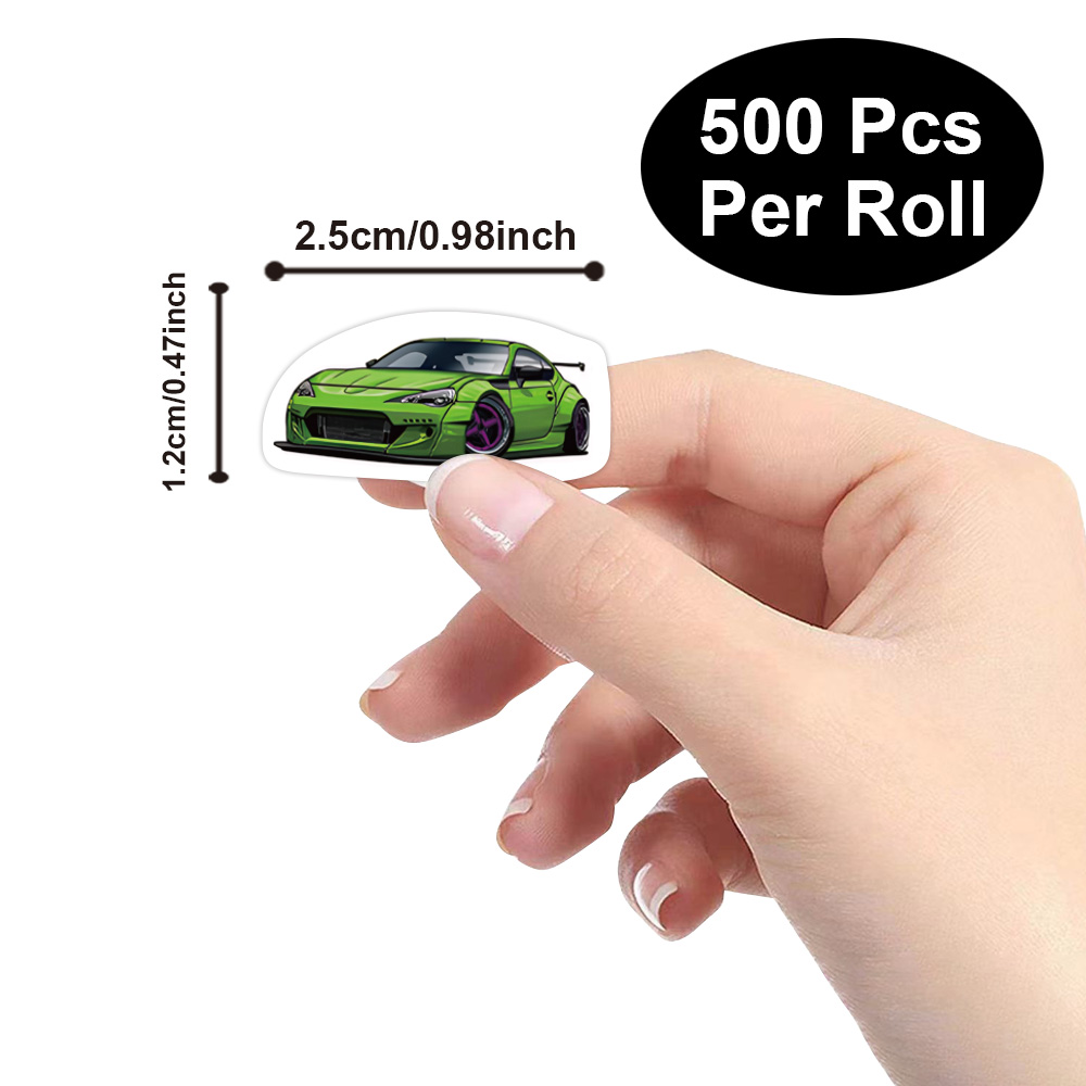 500 Pcs Mini Sports Car Sticke - Blister Plaster Sport 评论和价格